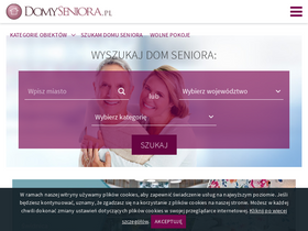 'domyseniora.pl' screenshot