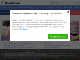 'domzdrowia.pl' screenshot