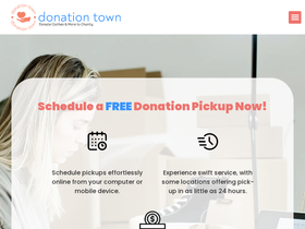 'donationtown.org' screenshot