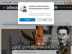 'dondeir.com' screenshot
