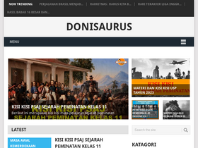 'donisetyawan.com' screenshot
