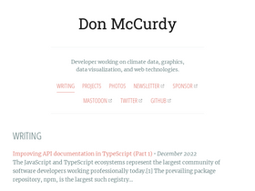 'donmccurdy.com' screenshot