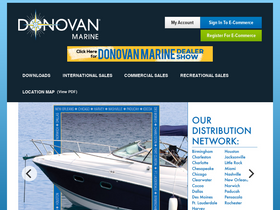 'donovanmarine.com' screenshot