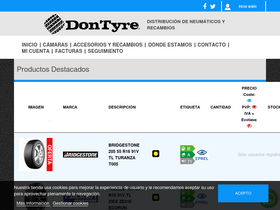 'dontyre.es' screenshot