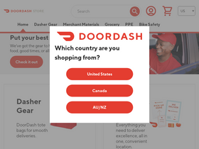 'doordashstore.com' screenshot