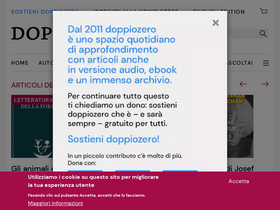 'doppiozero.com' screenshot