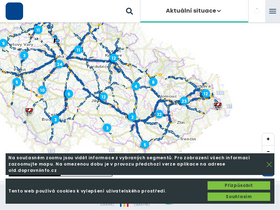 'dopravniinfo.cz' screenshot