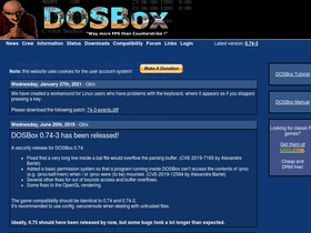 'dosbox.com' screenshot