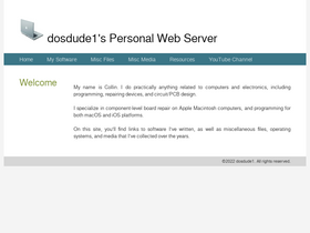 'dosdude1.com' screenshot