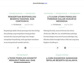 'dosenpsikologi.com' screenshot