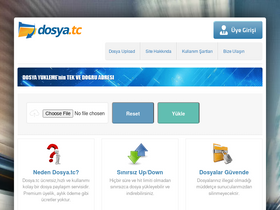 'dosya.tc' screenshot