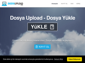 'dosyaupload.com' screenshot