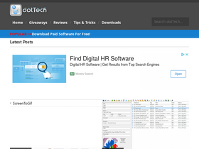 'dottech.org' screenshot