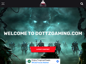 'dottzgaming.com' screenshot