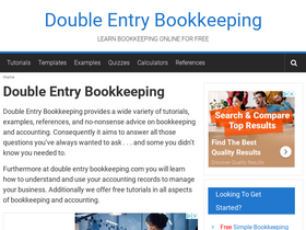 'double-entry-bookkeeping.com' screenshot