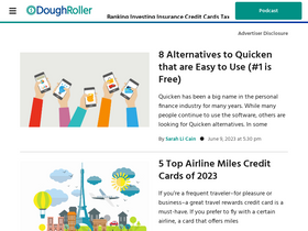 'doughroller.net' screenshot