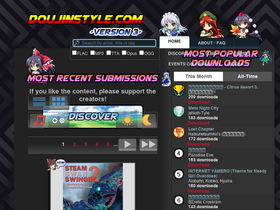 'doujinstyle.com' screenshot
