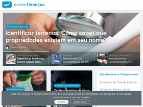'doutorfinancas.pt' screenshot