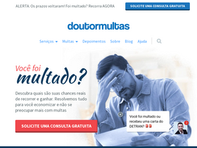 'doutormultas.com.br' screenshot