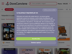 'doveconviene.it' screenshot