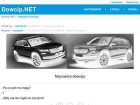 'dowcip.net' screenshot
