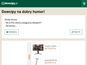 'dowcipy.pl' screenshot