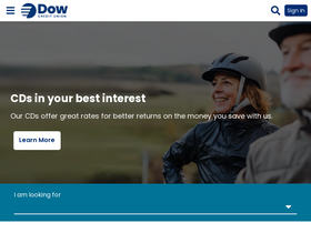 'dowcreditunion.org' screenshot