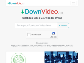 'downvideo.net' screenshot