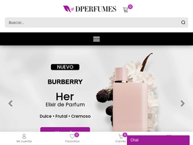 'dperfumes.cl' screenshot