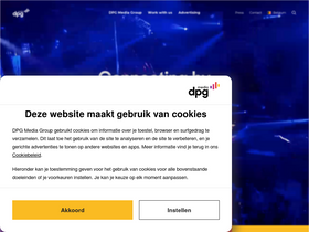 'dpgmedia.be' screenshot