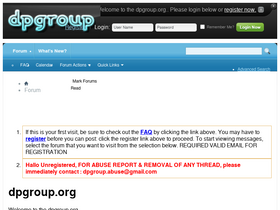 'dpgroup.org' screenshot