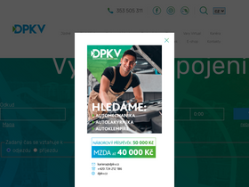 'dpkv.cz' screenshot