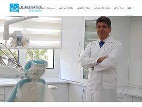 'dr-azarakhsh.com' screenshot