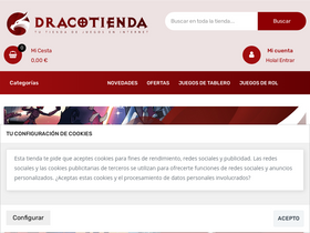 'dracotienda.com' screenshot