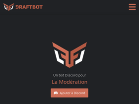 'draftbot.fr' screenshot