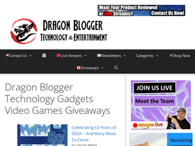'dragonblogger.com' screenshot