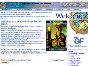'dragonsfoot.org' screenshot