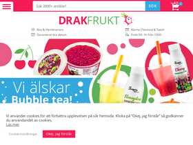 'drakfrukt.se' screenshot