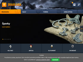 'drakkaria.cz' screenshot