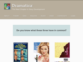 'dramatica.com' screenshot