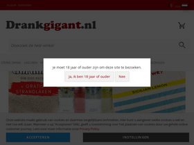 'drankgigant.nl' screenshot