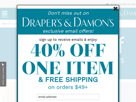 'drapers.com' screenshot