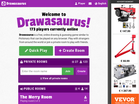 'drawasaurus.org' screenshot