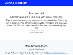 'drawingprompt.com' screenshot