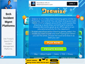 'drawize.com' screenshot