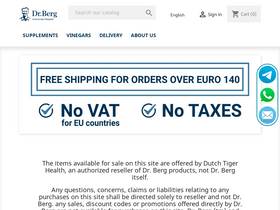 'drberg.eu' screenshot