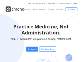 'drchrono.com' screenshot