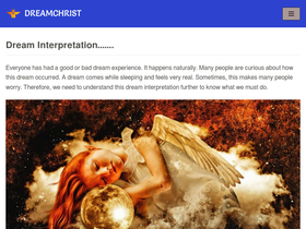 'dreamchrist.com' screenshot