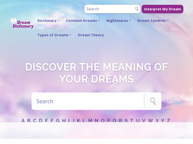 'dreamdictionary.org' screenshot