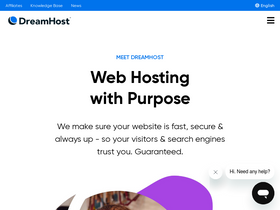'dreamhost.com' screenshot